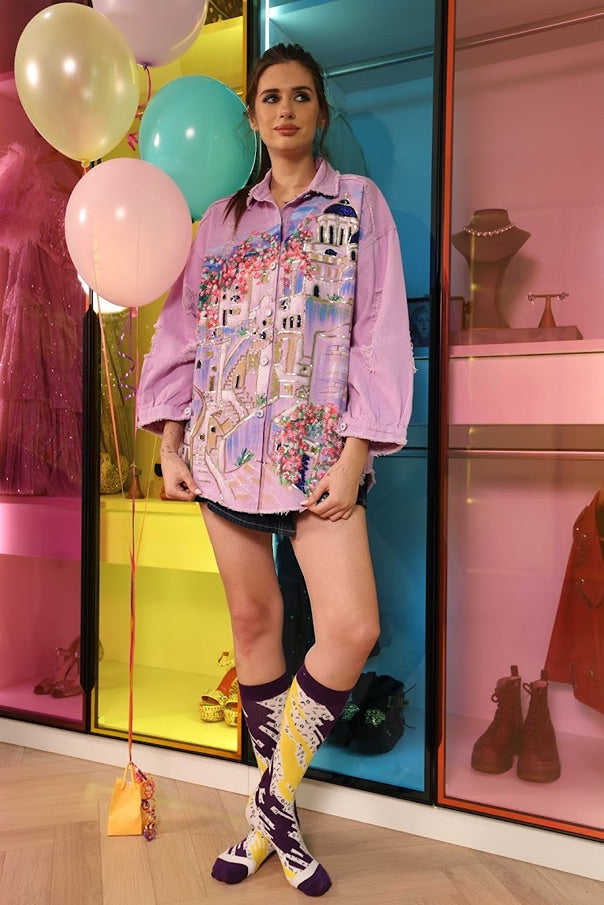 GREECE LILAC JACKET