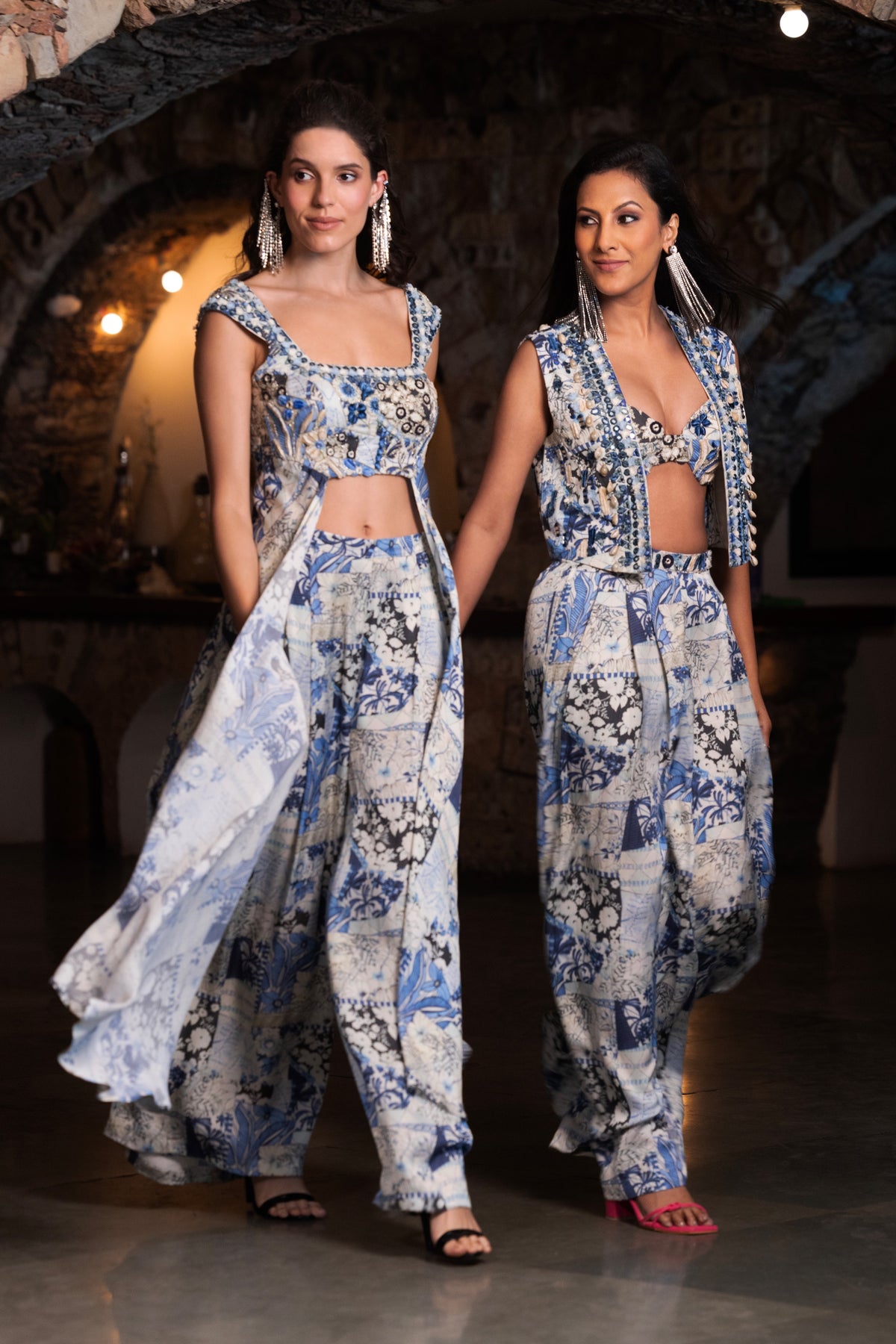 AMARA AZRAQ JACKET SET